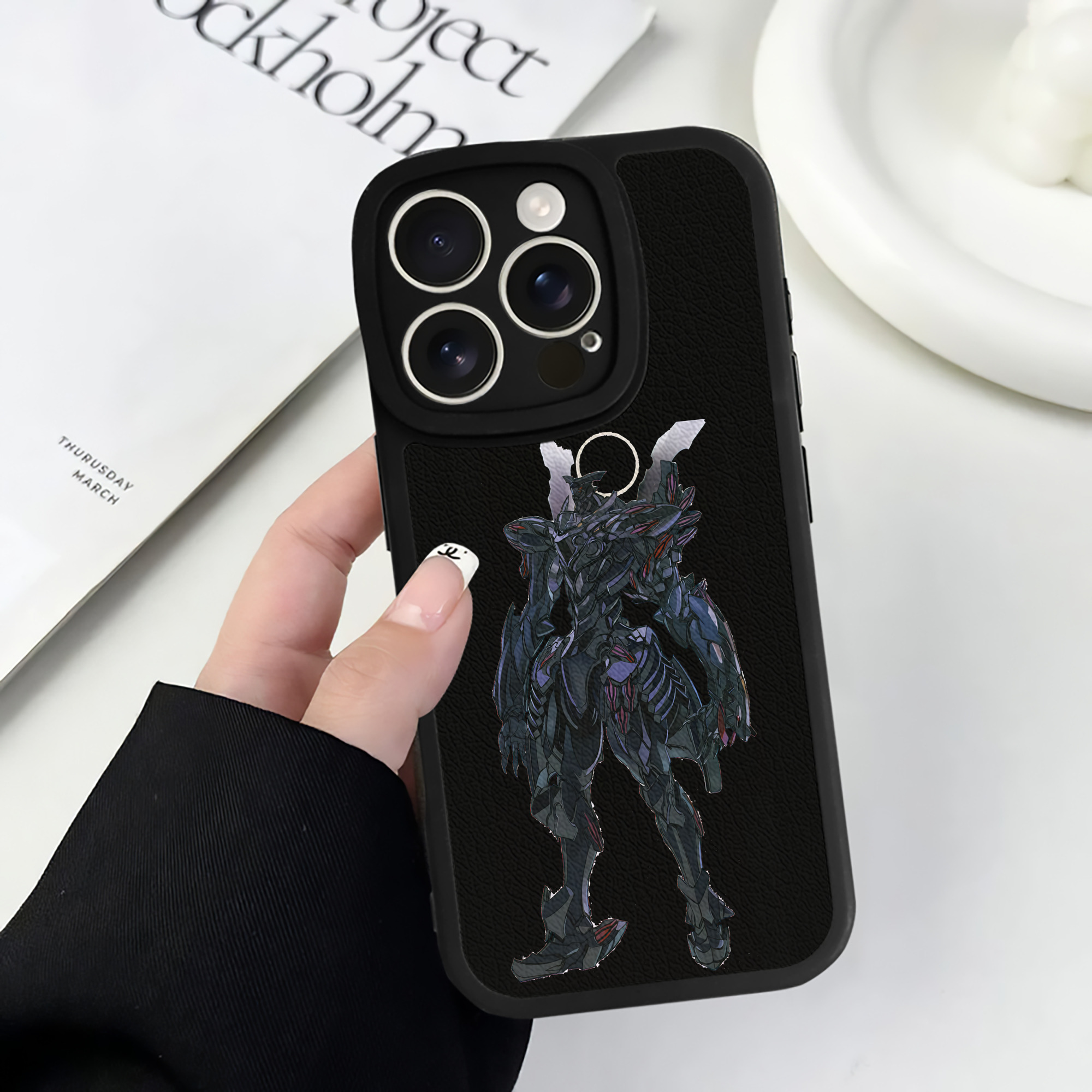 （画像用） EVA 新世紀エヴァンゲリオン 【iPhone 16シリーズ対応】シリコンスマホケース（レザー調） 材質：シリコン